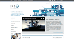 Desktop Screenshot of ik4.es